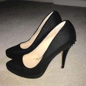 NWOT beautiful black studded INC heels 😍